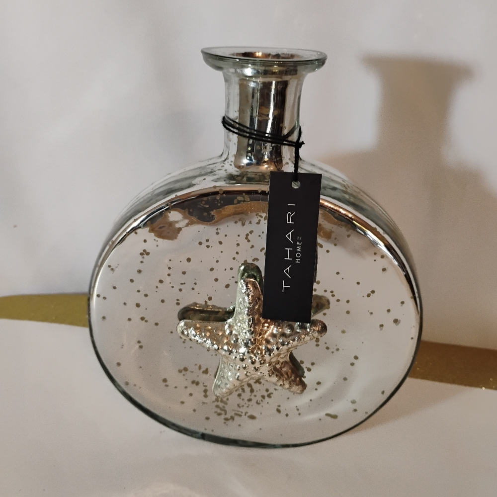 Tahari Home Ceramic Starfish Vase